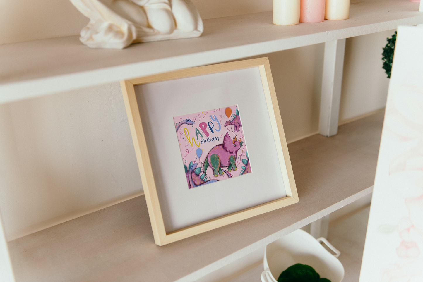Dinosaur Birthday Greetings Card