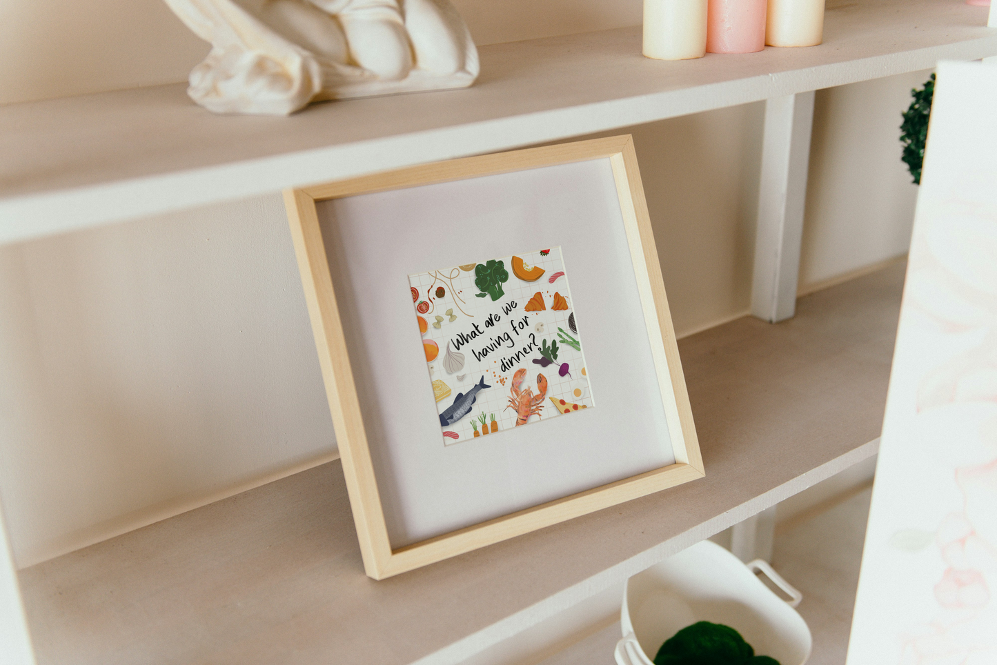 What's for dinner Greetings Card