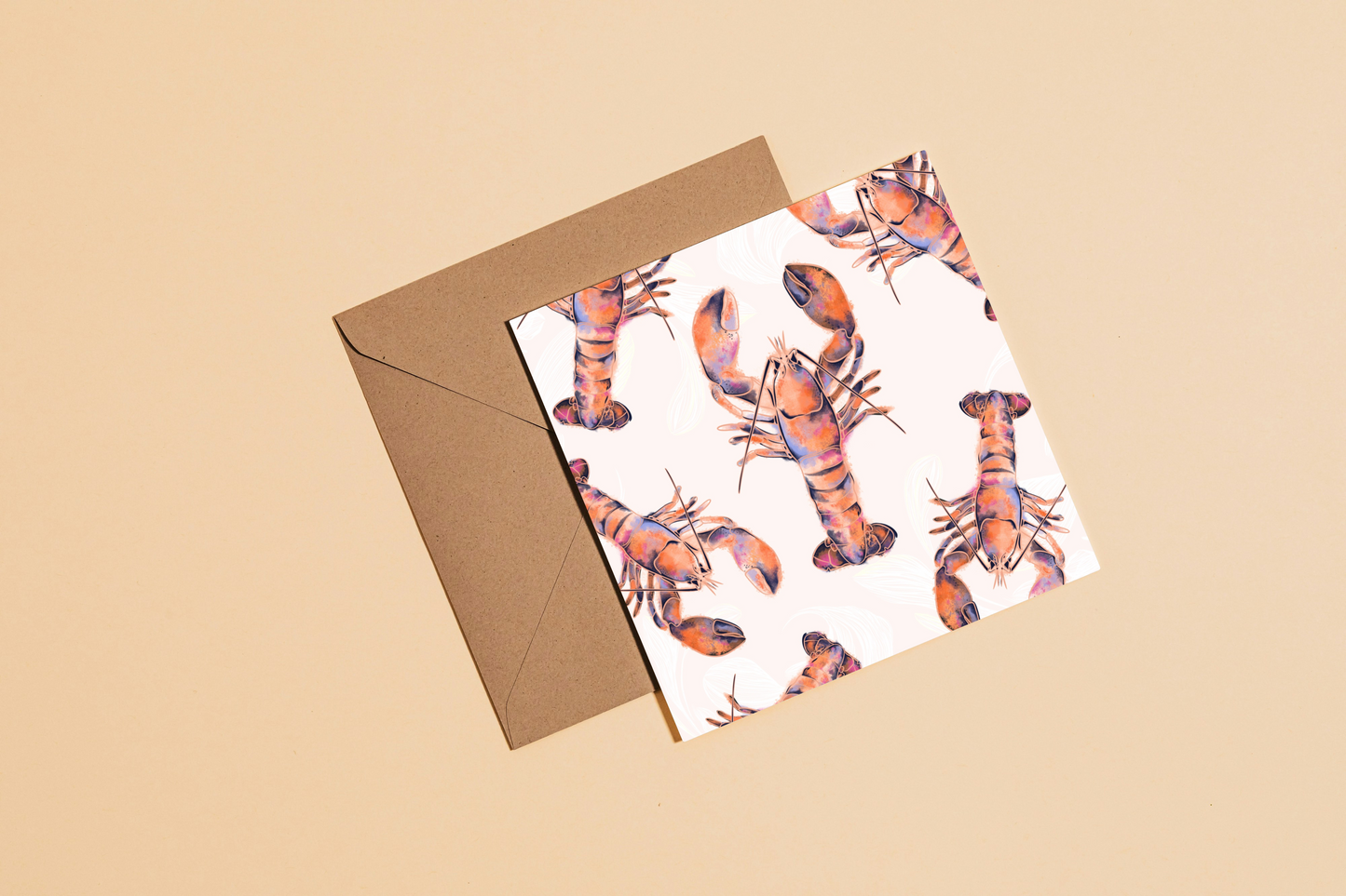 Lobster Greetings Card