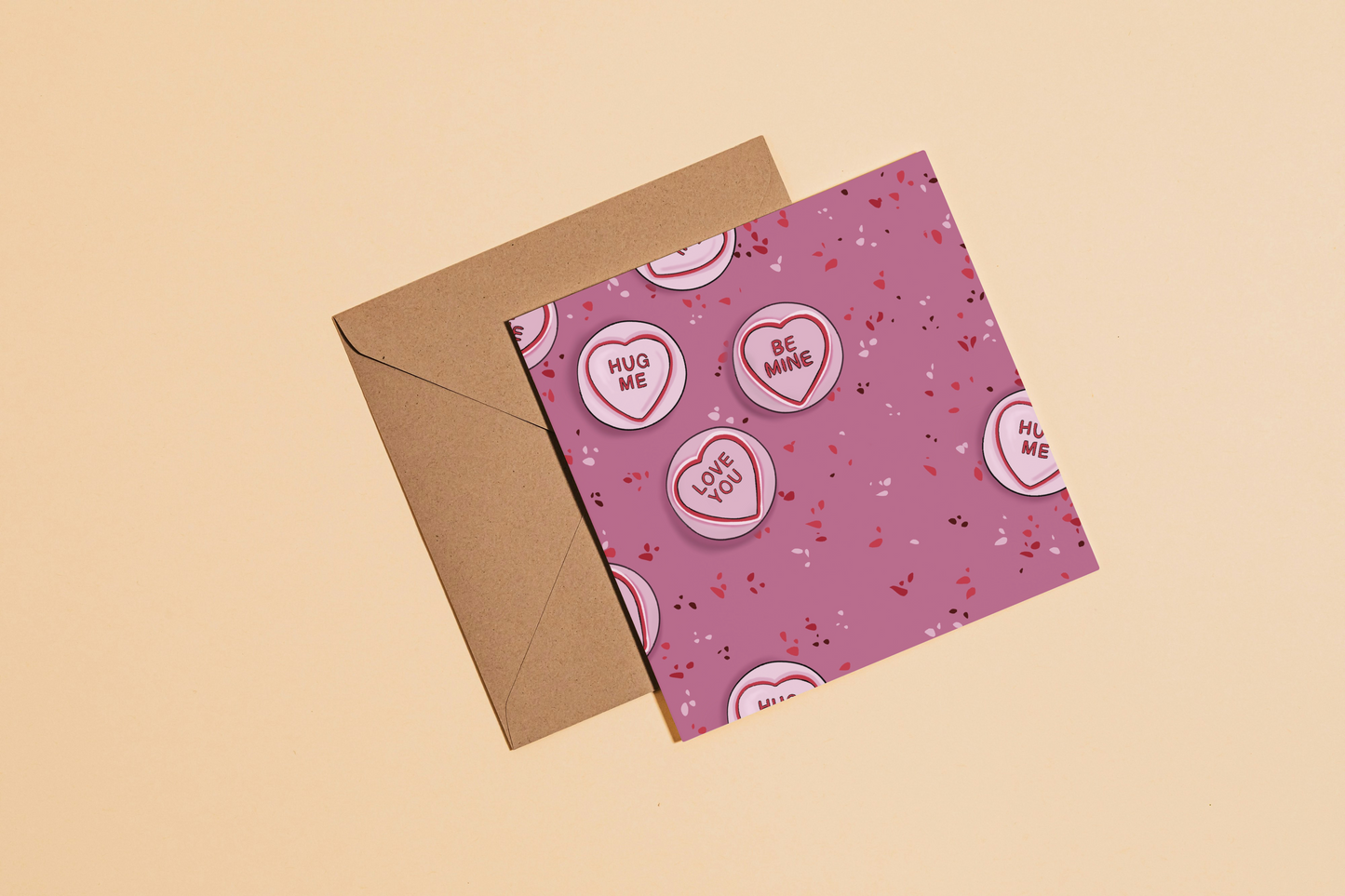 Be Mine Greetings Card