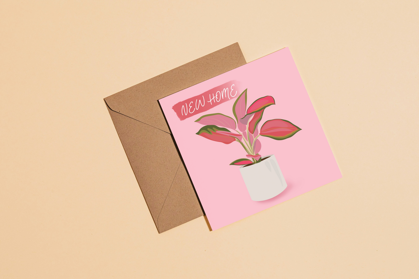 Plant New Home Greetings Card