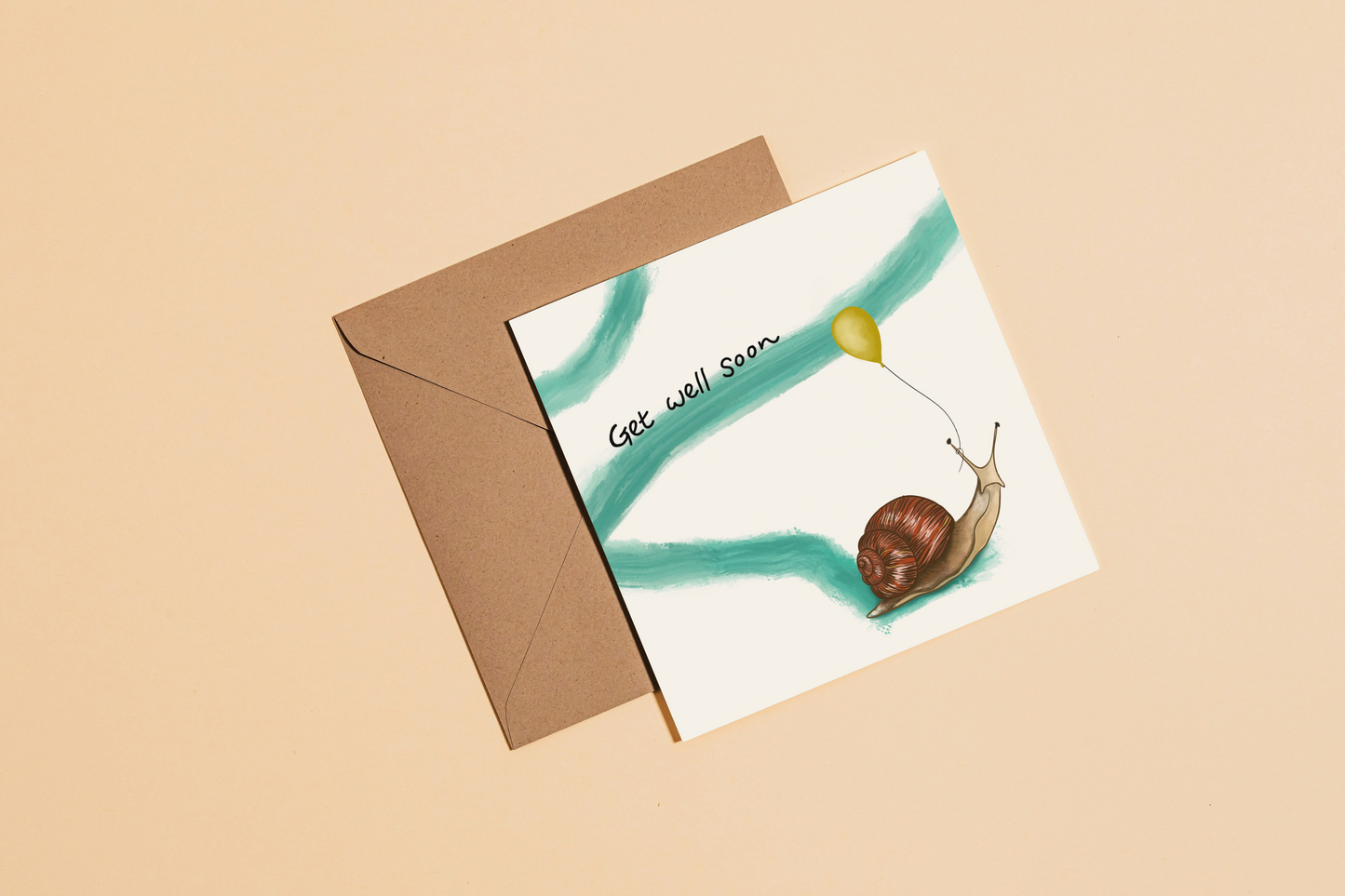 Get well soon Greetings Card