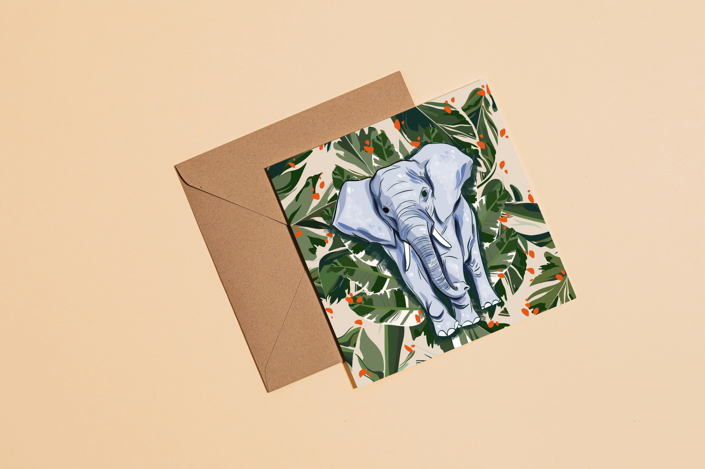 Elephant Greetings Card