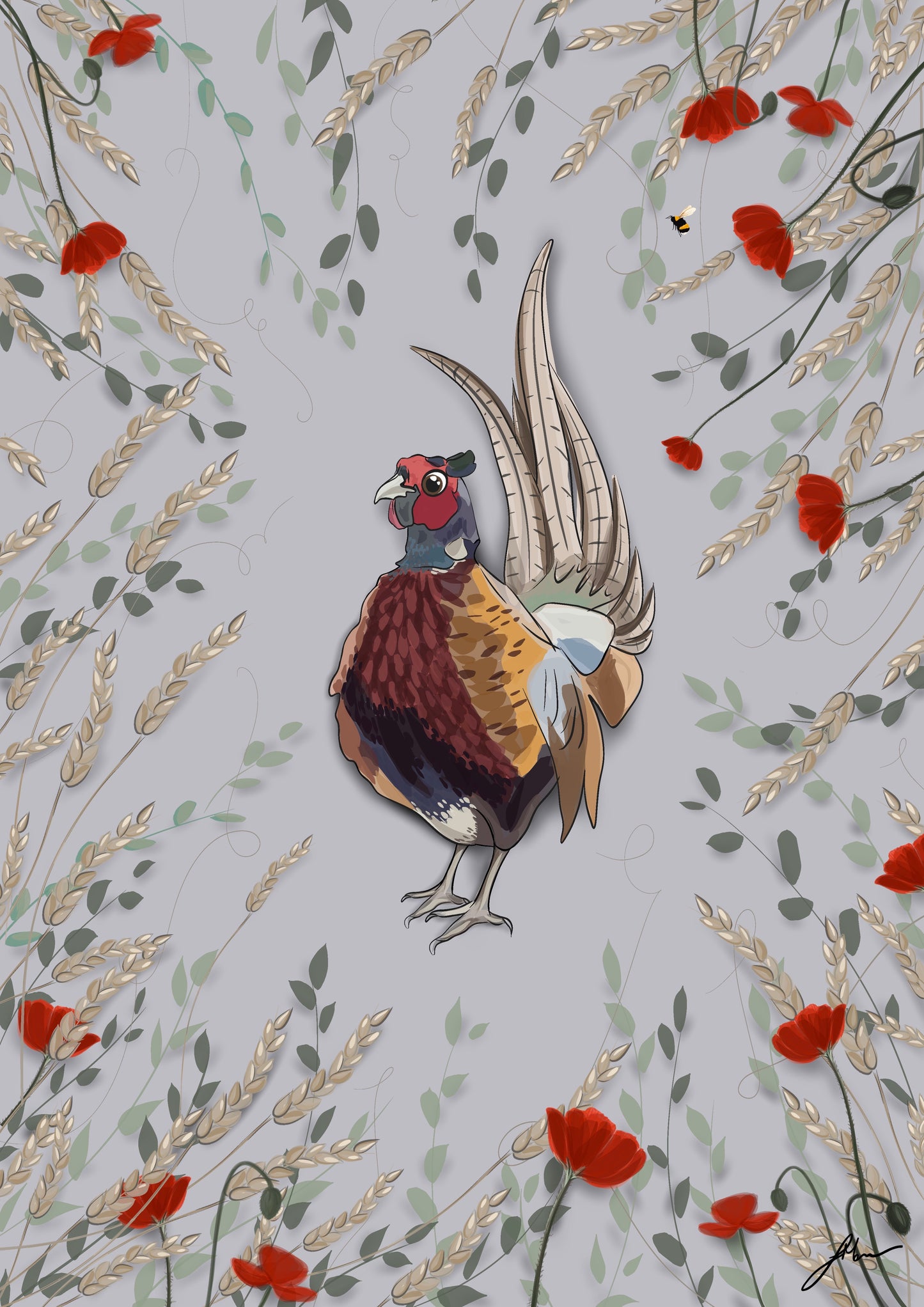 PHEASANT FINE ART PRINT