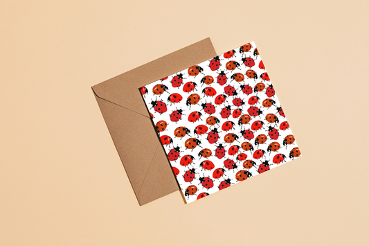 Ladybird Greetings Card