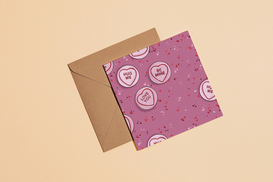 Be Mine Greetings Card