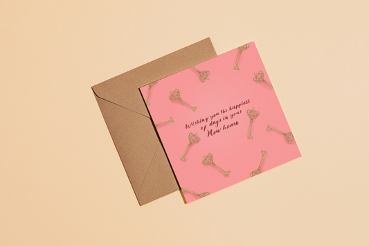 Key New Home Greetings Card