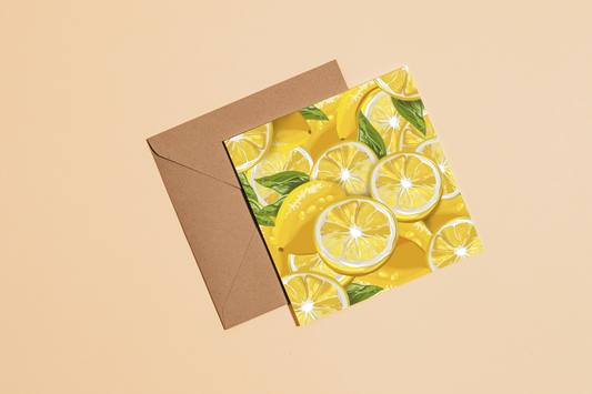 Lemon Greetings Card