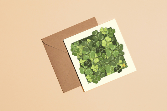Clover Greetings Card
