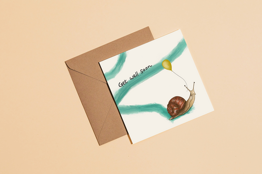 Get well soon Greetings Card