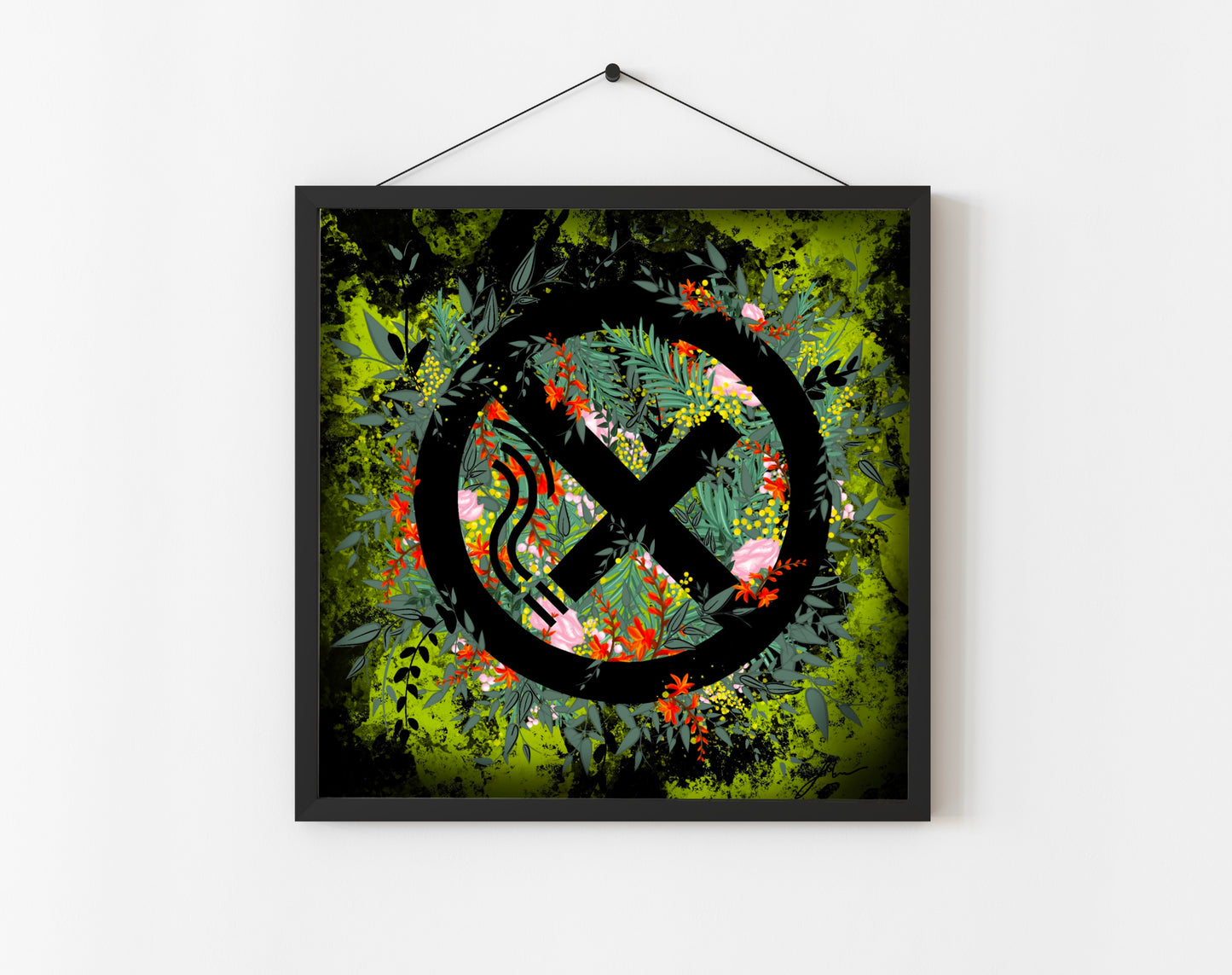 NO SMOKING FINE ART PRINT